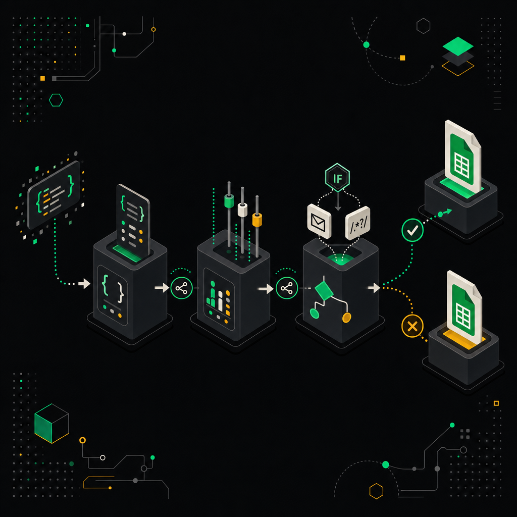 Схема валидации и нормализации данных лида в n8n