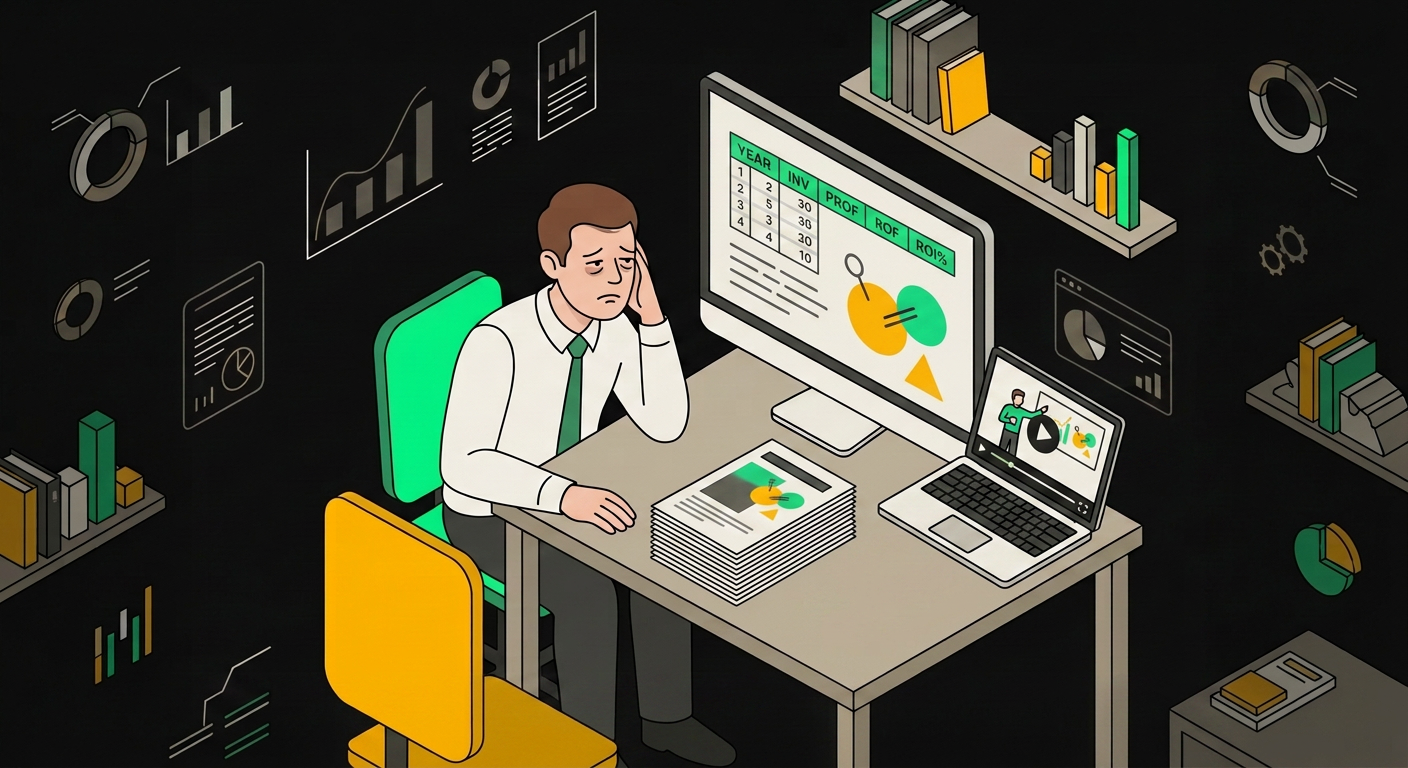 AI audit deliverables laid out: printed report, Excel spreadsheet, and screen-recorded video walkthrough