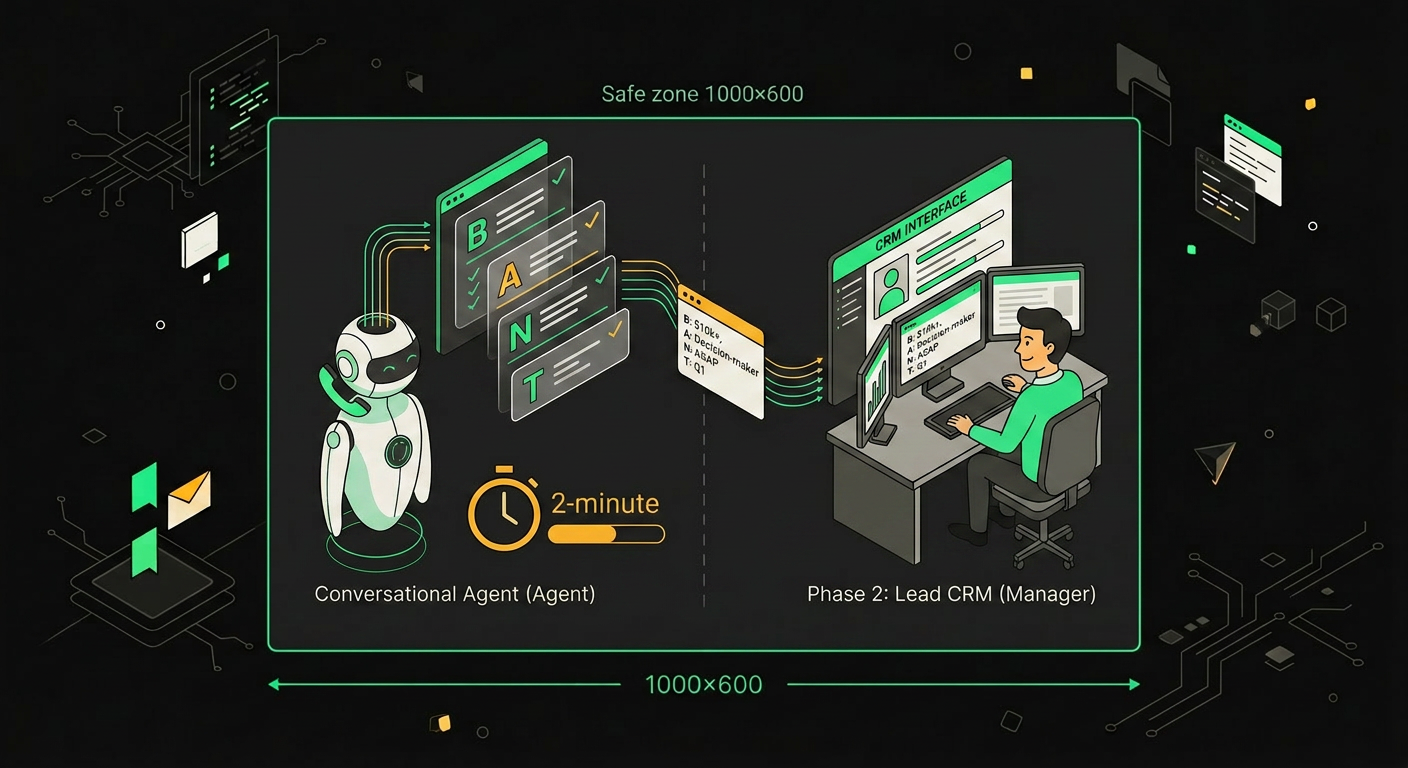 B2B квалификация лида голосовым агентом с передачей в CRM и теплым переводом на менеджера