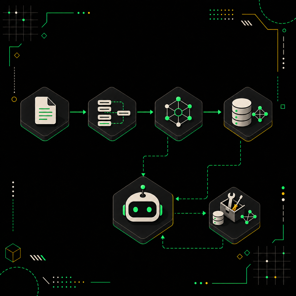 n8n RAG indexing workflow canvas showing document ingestion and vector embedding nodes