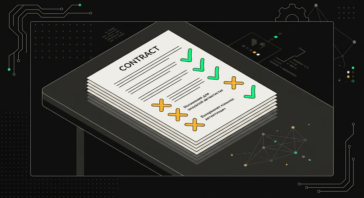 Contract checklist for n8n training deal with items like 'real system access' and 'post-training support period'