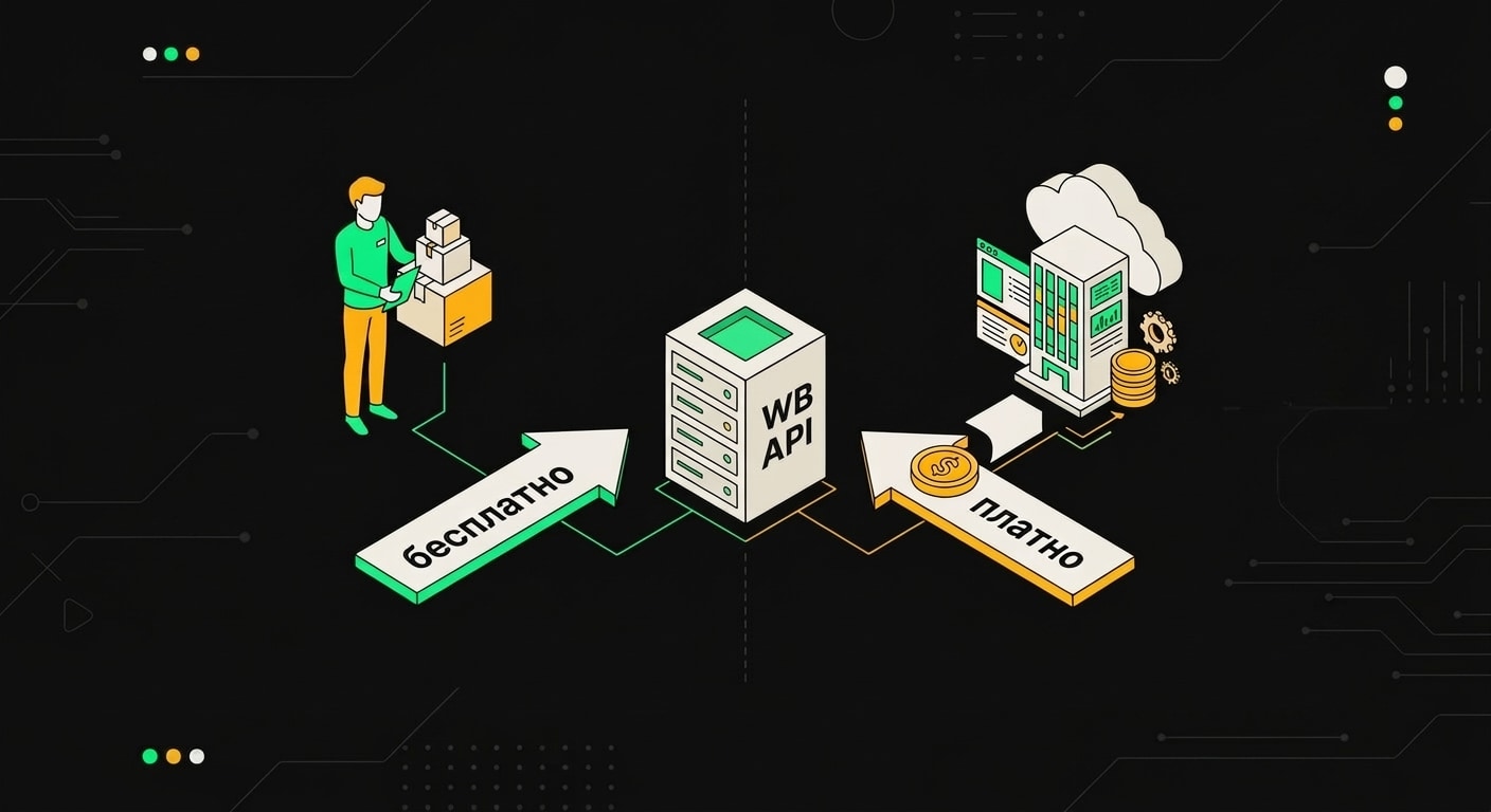 Таблица сравнения тарификации WB API для продавца и облачного сервиса