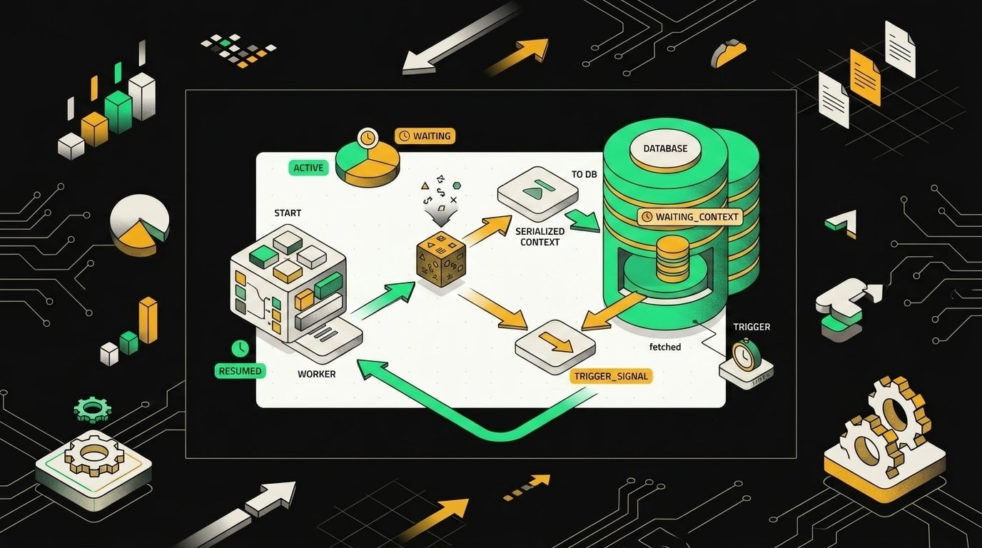 Диаграмма сериализации состояния workflow в базу данных