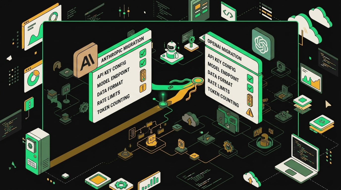 Чеклист миграции с Anthropic SDK на OpenAI Responses API с отмеченными breaking changes
